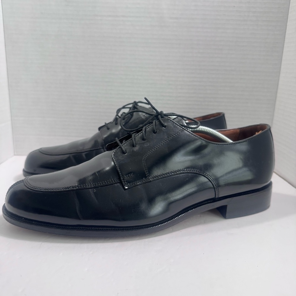 VTG Bostonian Mens First Flex Oxford Leather Dress Shoes (20210) Black, Size 12M